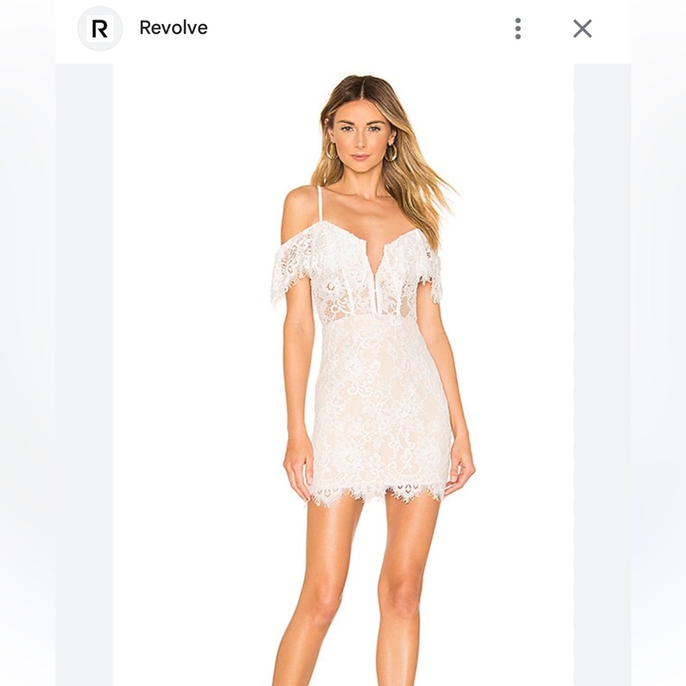 NBD x Naven Allie Dress in White (XS)